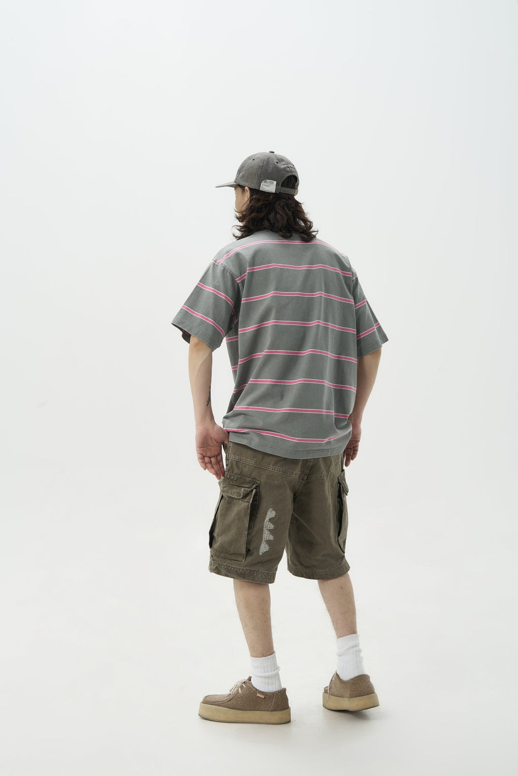 MU370 Washed Stripe Tee