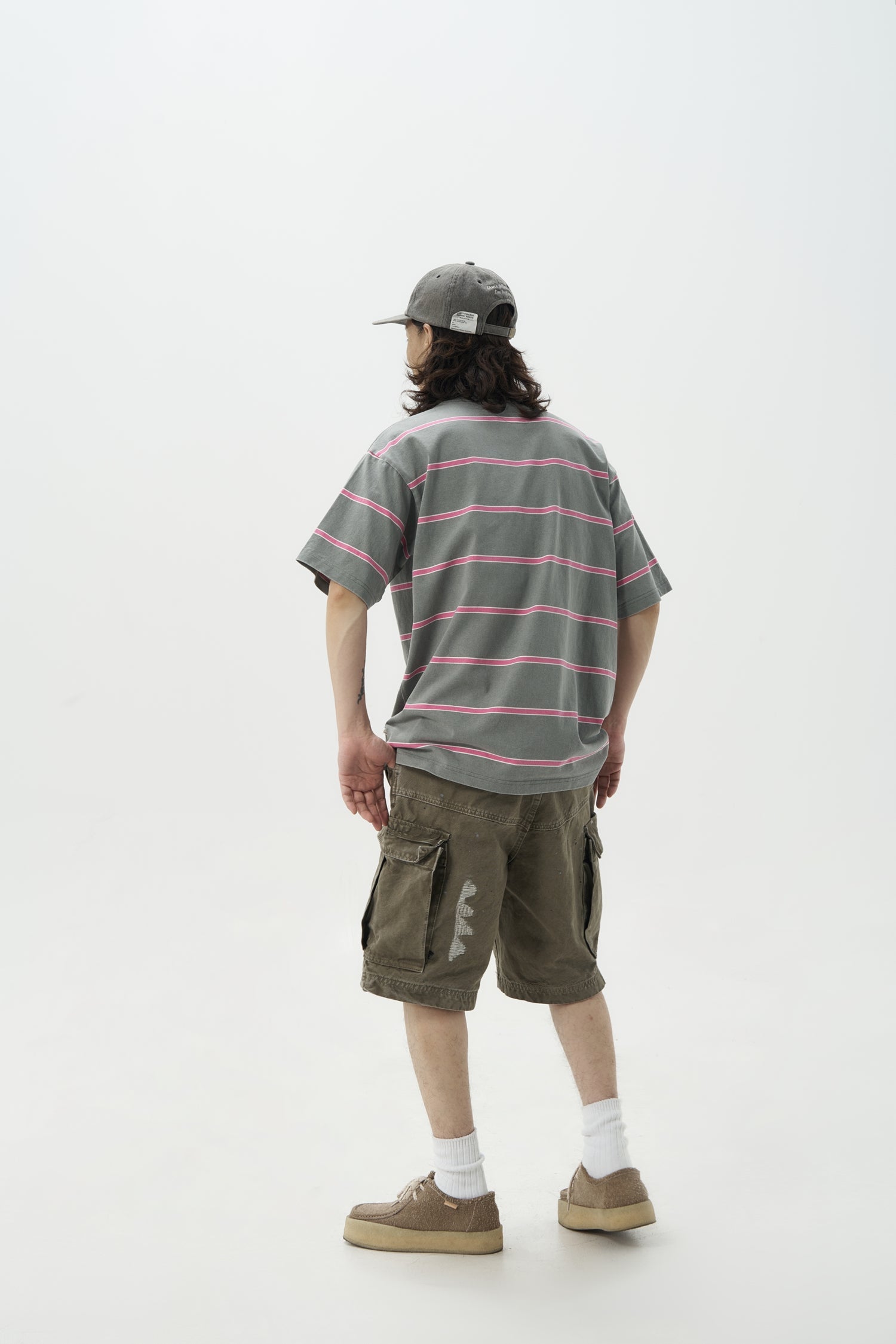 MU370 Washed Stripe Tee