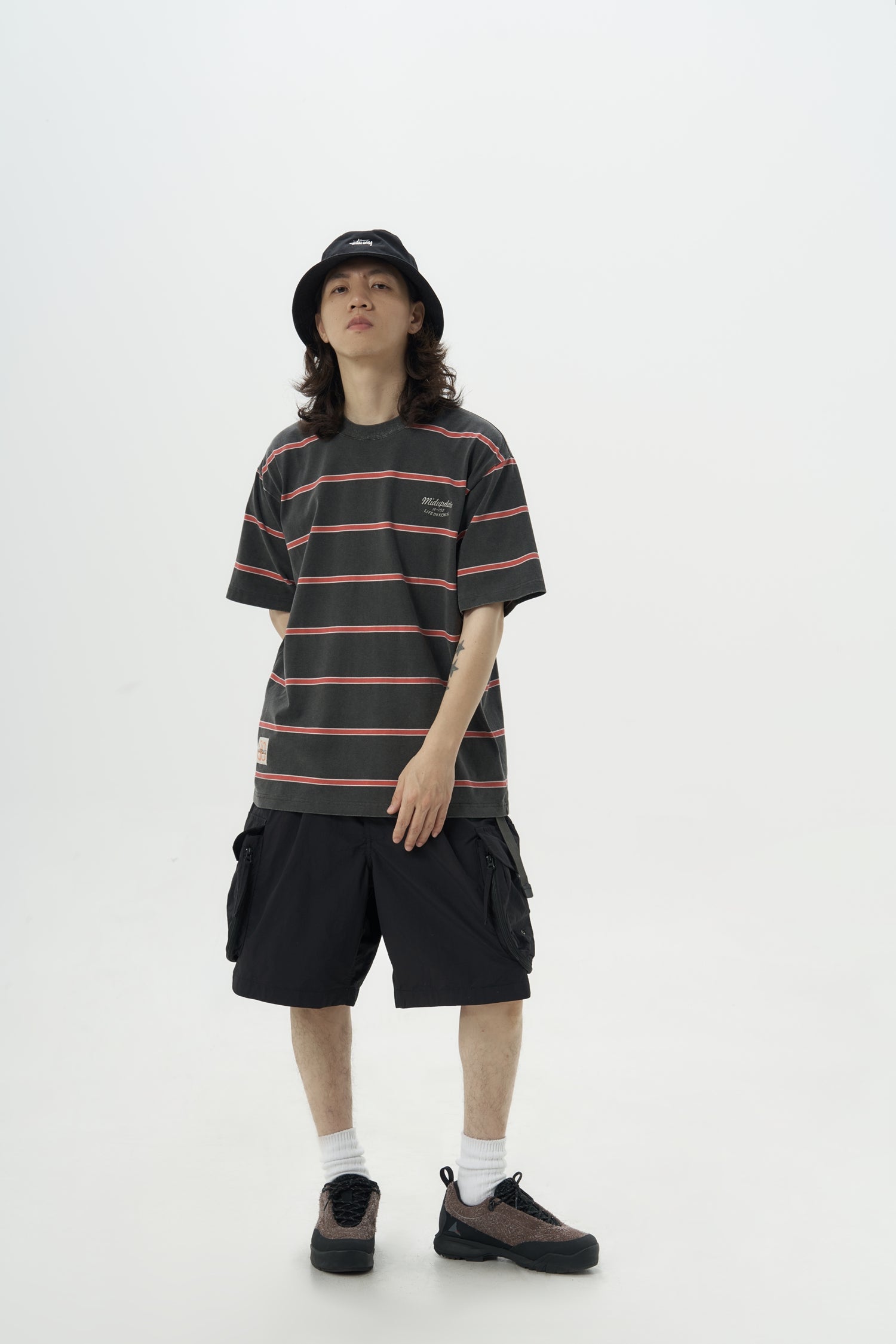 MU370 Washed Stripe Tee