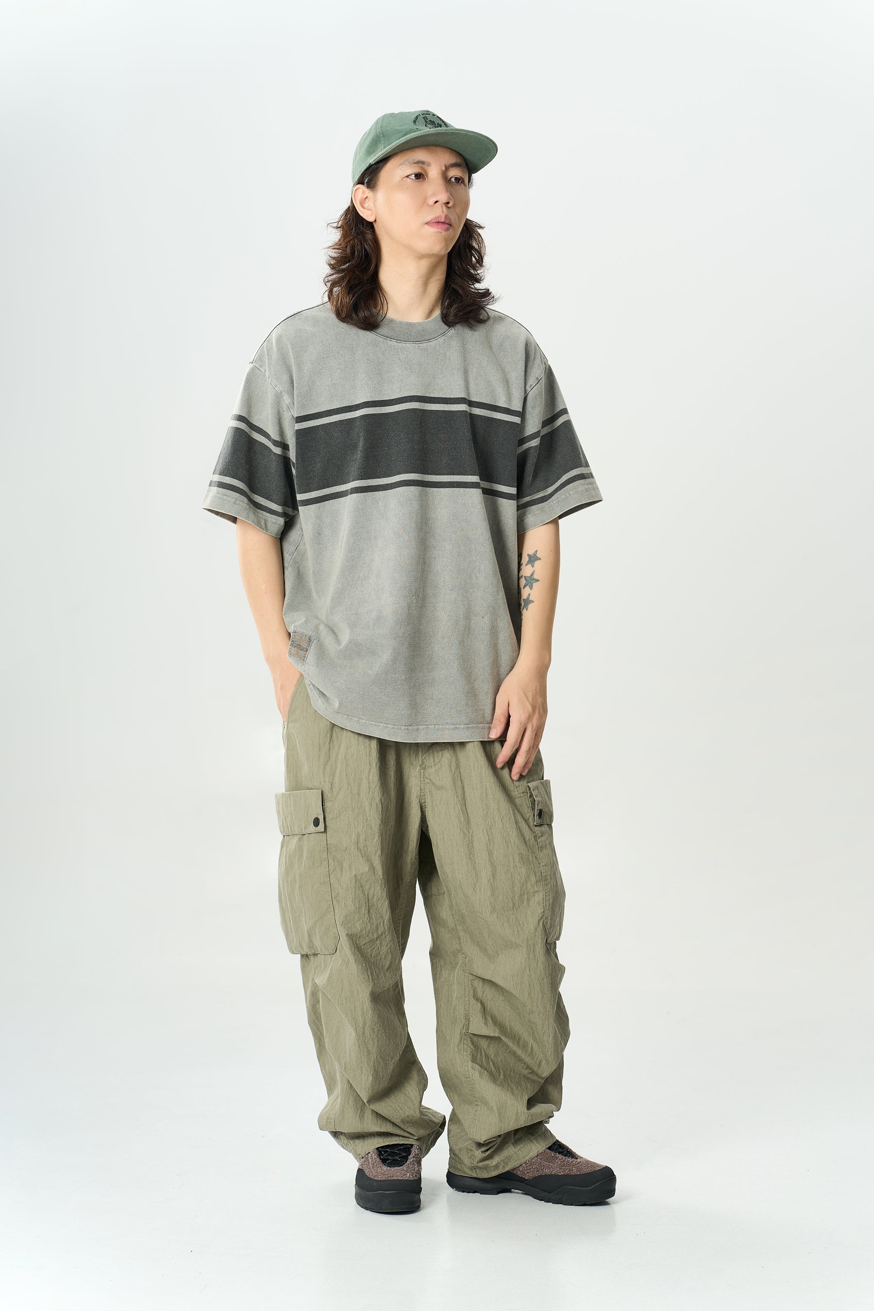 MU366 Acid Wash Jersey Tee
