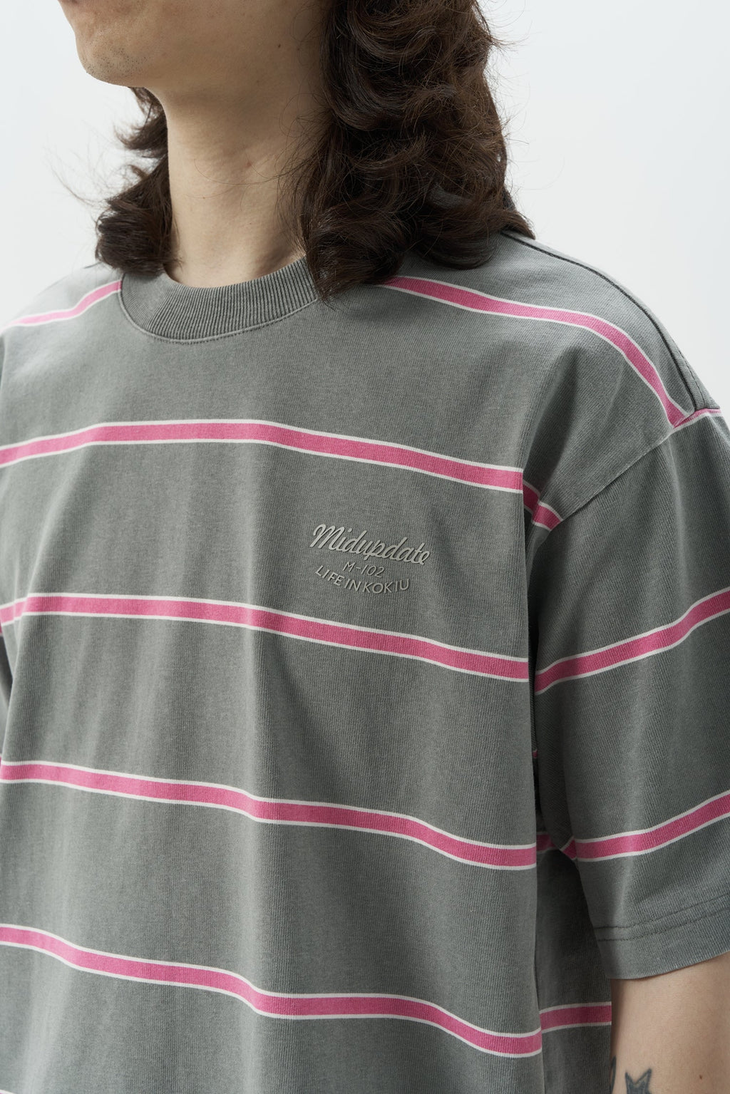 MU370 Washed Stripe Tee