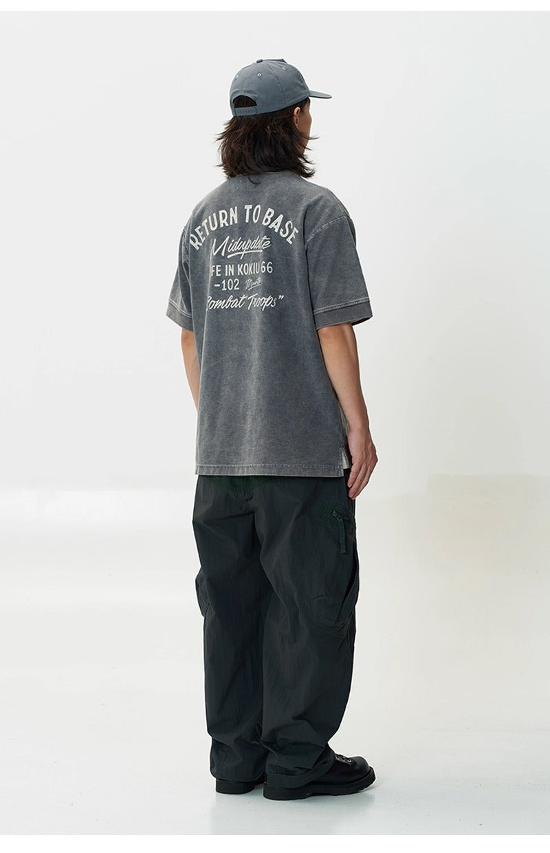 MU348 Acid Wash Polo