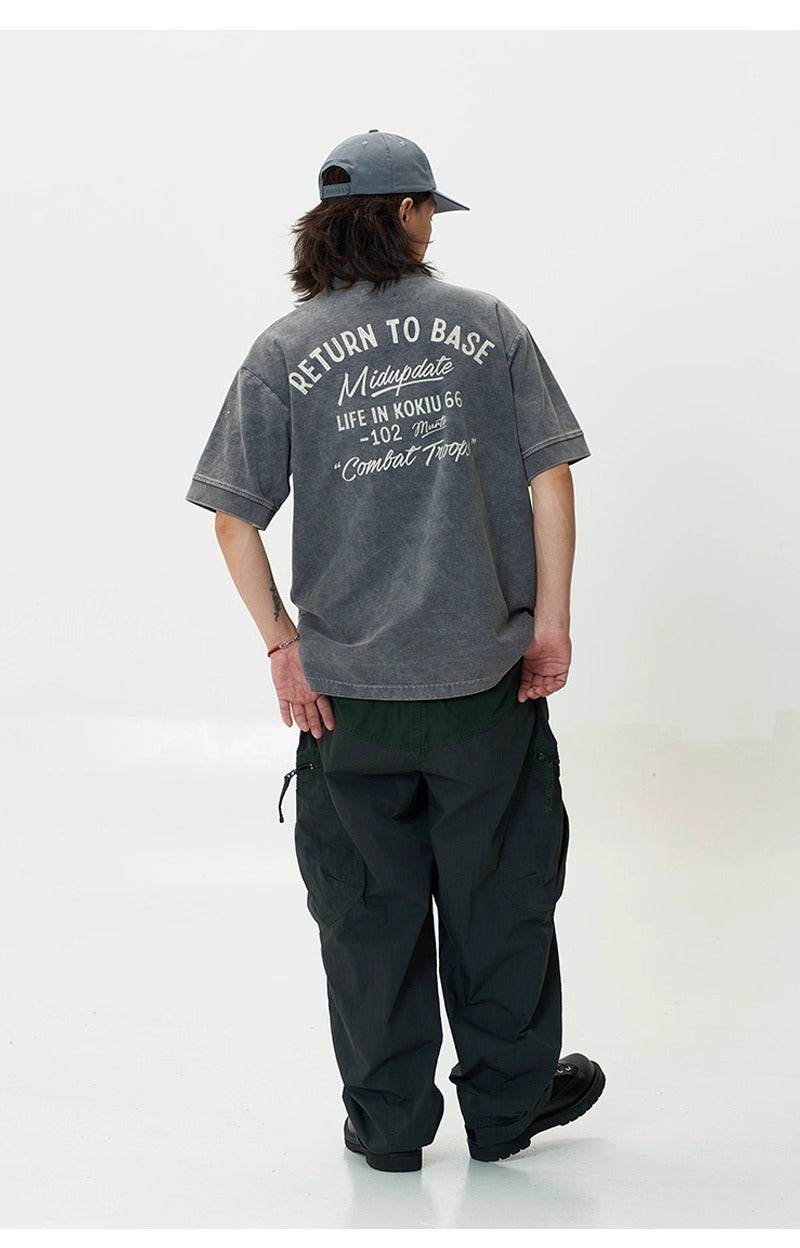 MU348 Acid Wash Polo